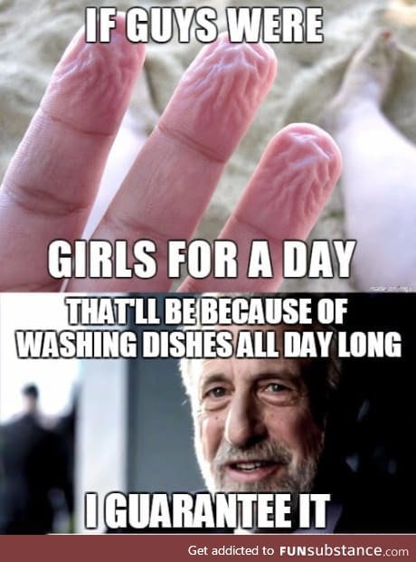 The truth about guys being girls for a day