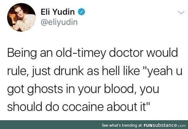 Old doctors are lit