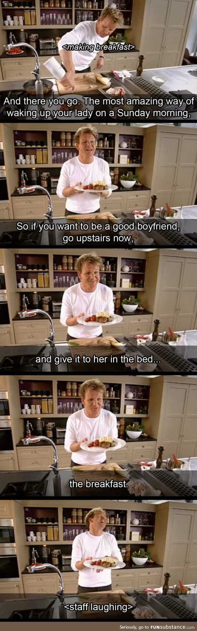 Even chef Ramsay have awkward moments