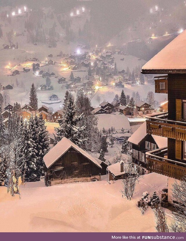 Switzerland looks like a Christmas Village