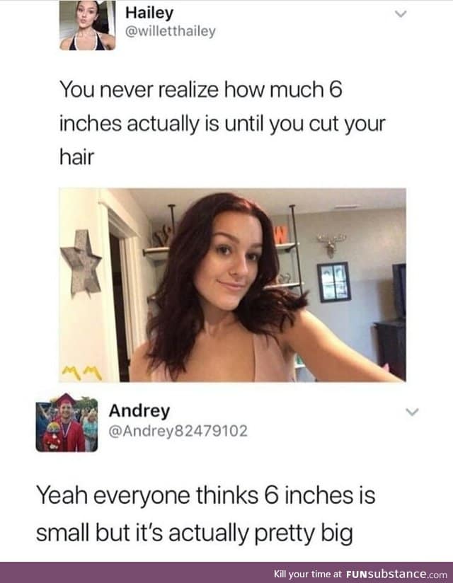 How about 3 inches?