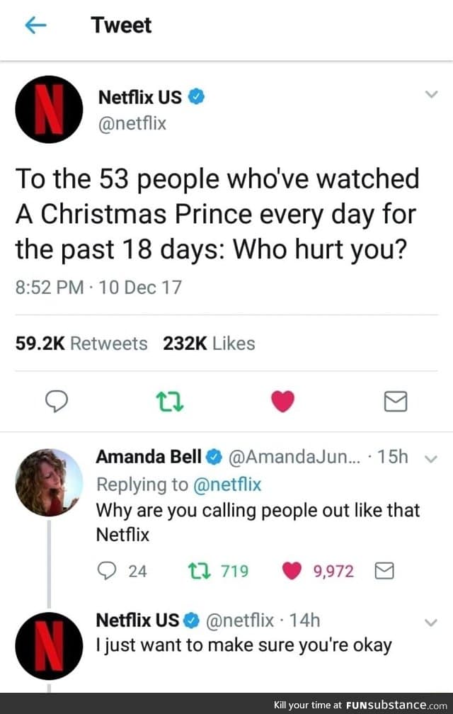 Netflix cares