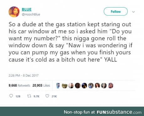 Gas before hoes