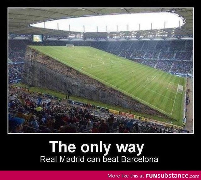 The only way Real Madrid can beat Barcelona