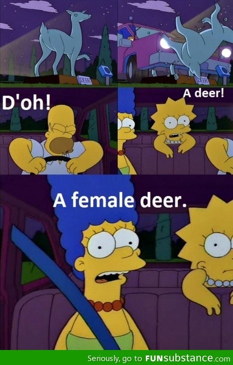 D'oh! A deer!