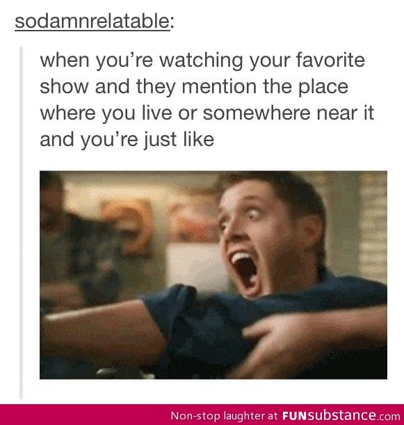 When mentioned in a show