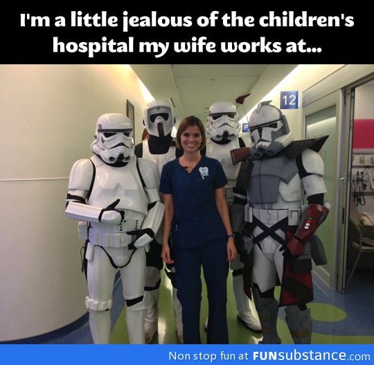 Jealous of a children's hospital