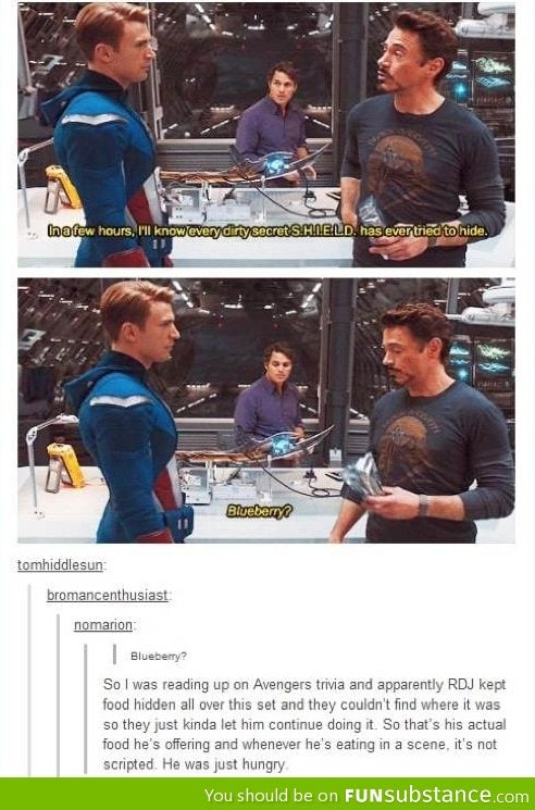 RDJ pretty much does what he wants