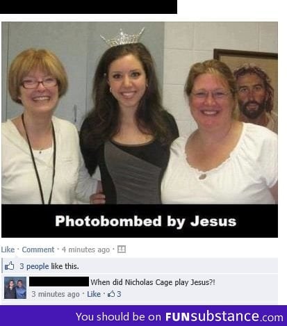 Is that Jesus or nicholas cage??