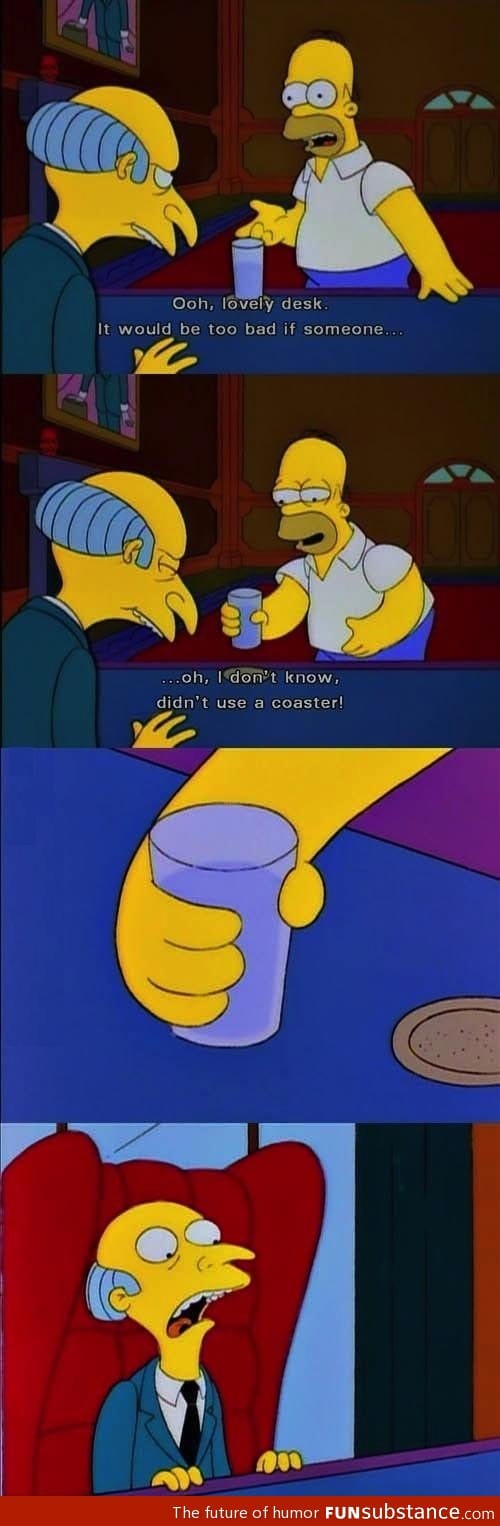 Homer is one evil man