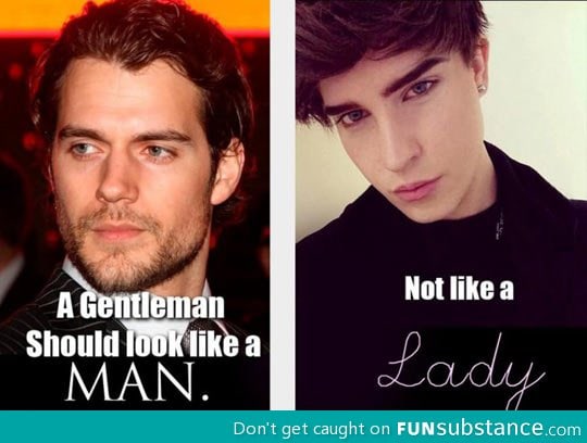How a gentleman should look like