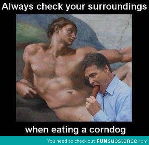 Always check your surroundings