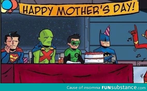 Mother's day with the justice league