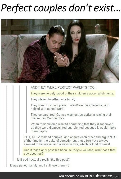 Gomez and Morticia