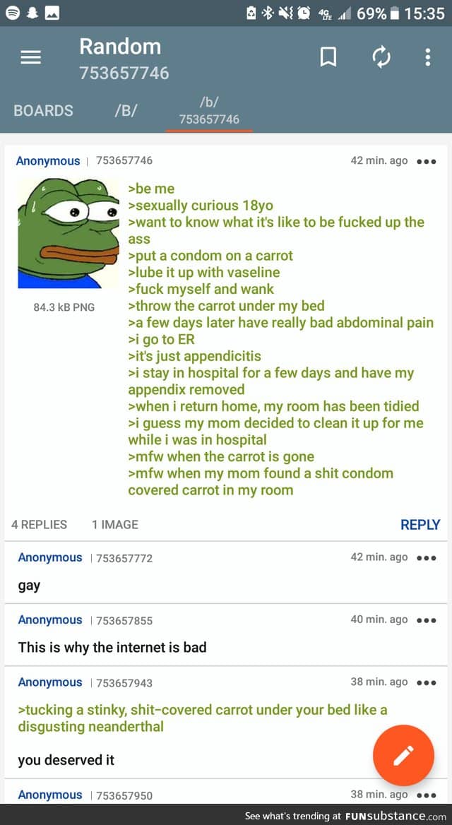 Anon gets a carrot