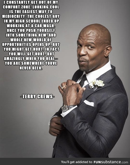 Terry crews is doing it right