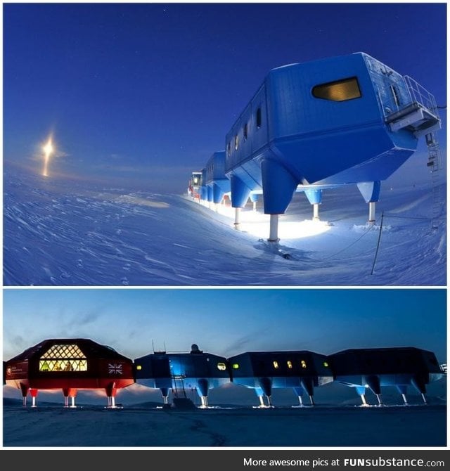 Merry Christmas from the Halley Antarctic Research Station