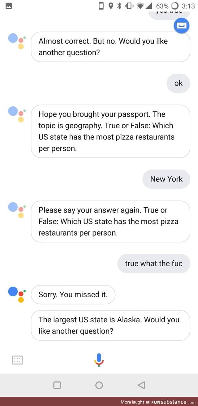 Google's finest trivia questions