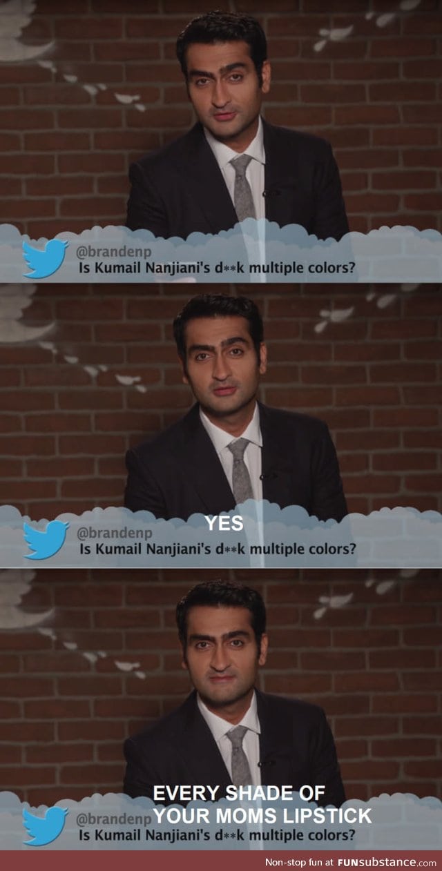 KUMAIL nANJIANI GOT NO CHILL. F**K cAPS lOCK