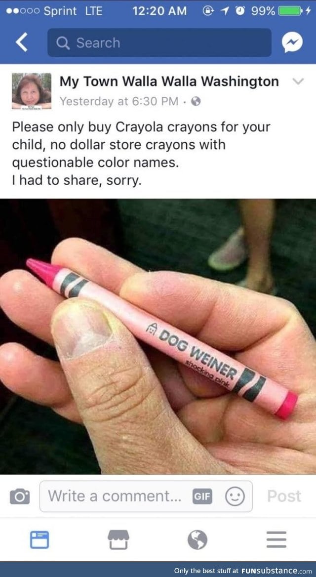 Dollar store crayons are gross