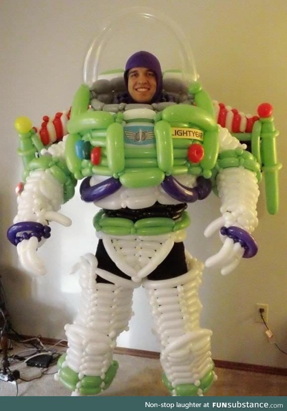 Buzz Lightyear balloon costume