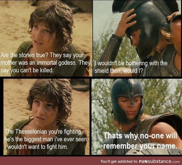 Achilles - Scene from Troy