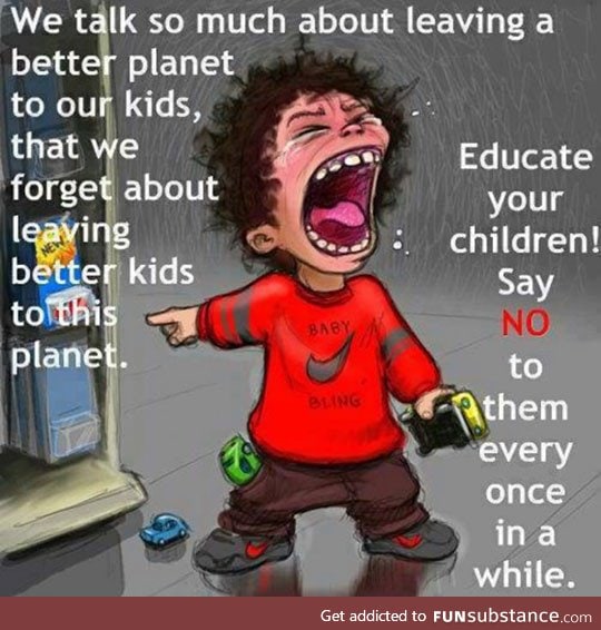 Leaving a better planet to our kids
