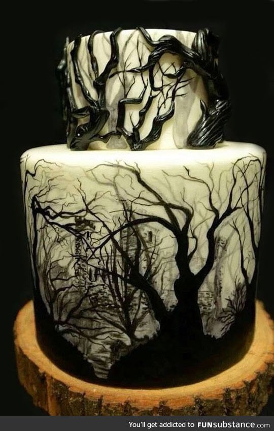 Dark forest cake