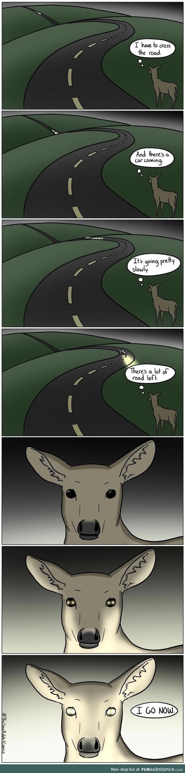 deer, god!