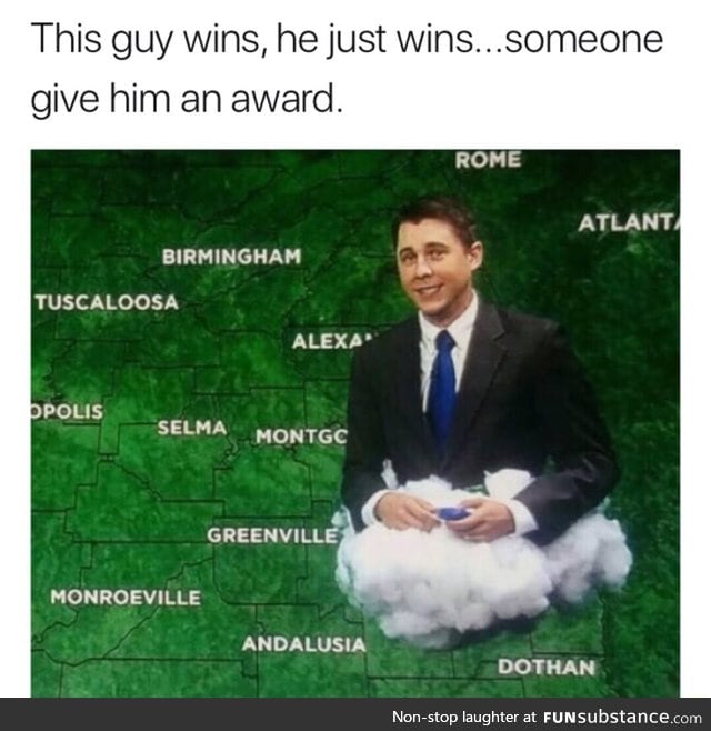 The weather god