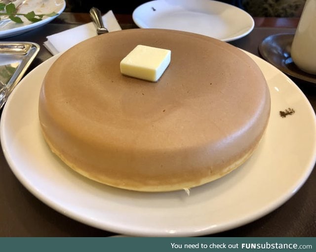 This pancake is too perfect