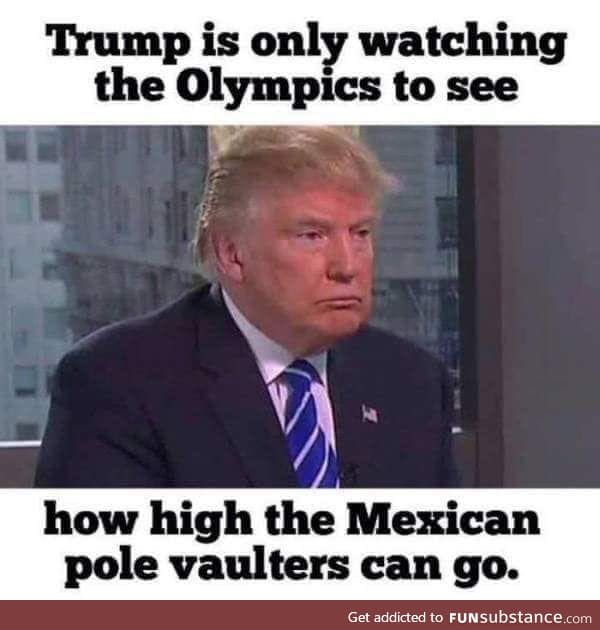 Maybe his walls aren't high enough