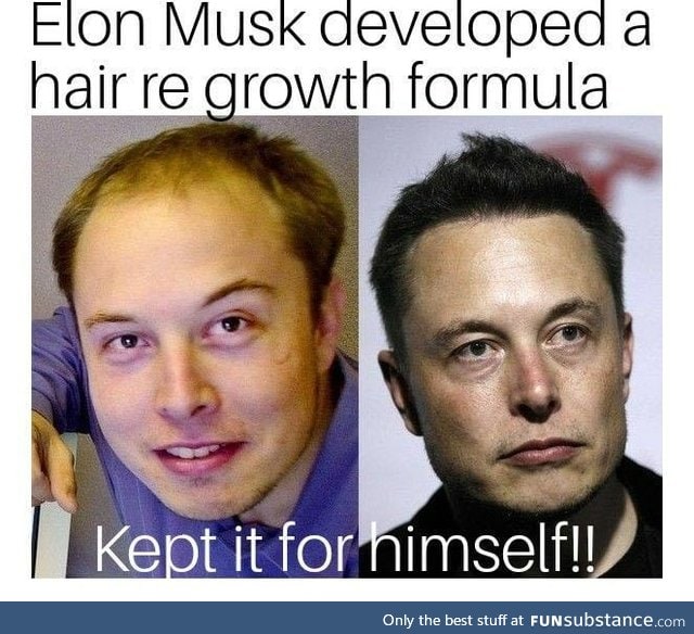 Elon Musk transformation.