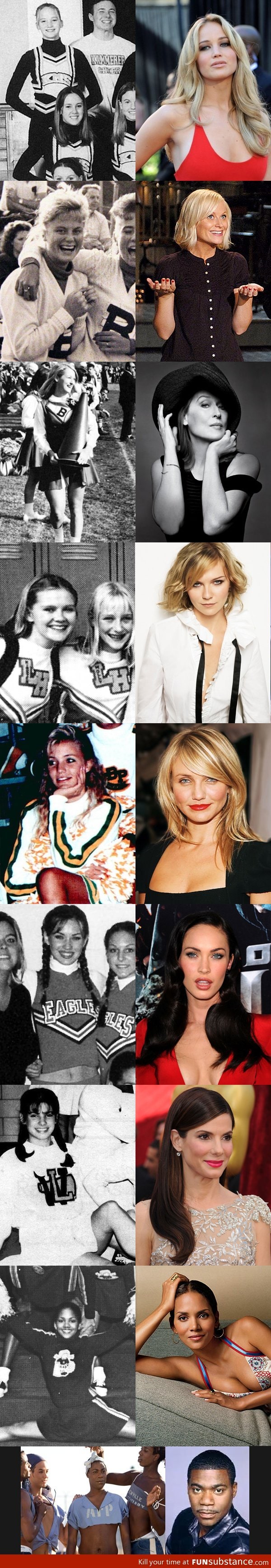 Actors who started out as cheerleaders