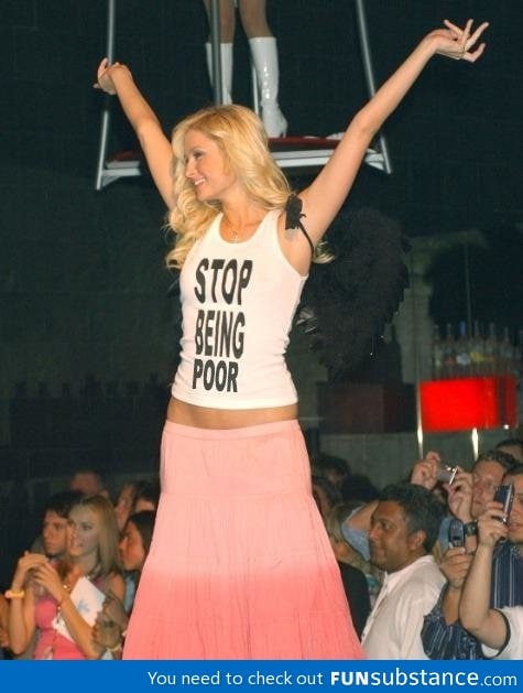 Paris Hilton has a solution to the global financial crisis