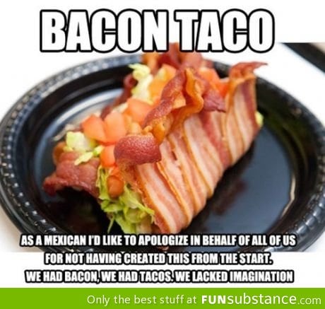 Bacon taco