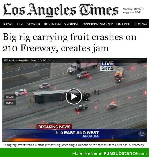 I hope it was strawberry jam