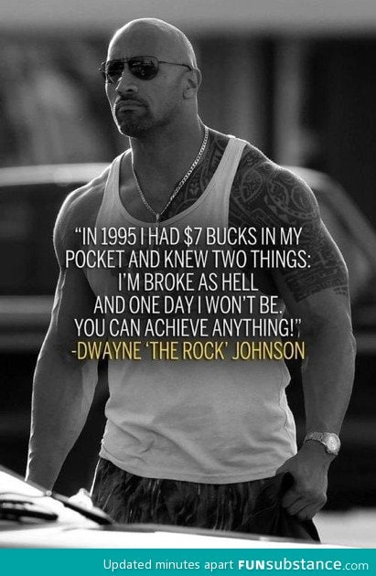 Advice from The Rock