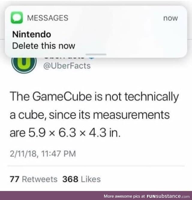 GameCube is not a cube