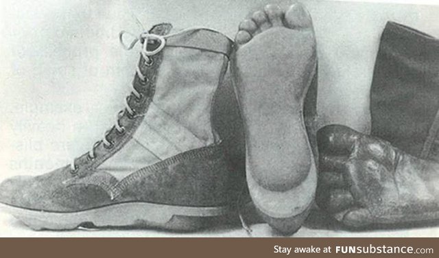 Boots from the US Special Forces units MACV / SOG during the Vietnam War