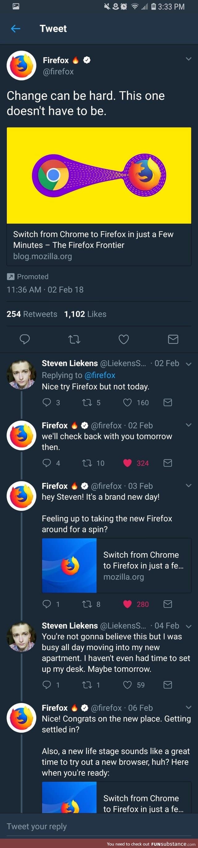 Nice try firefox