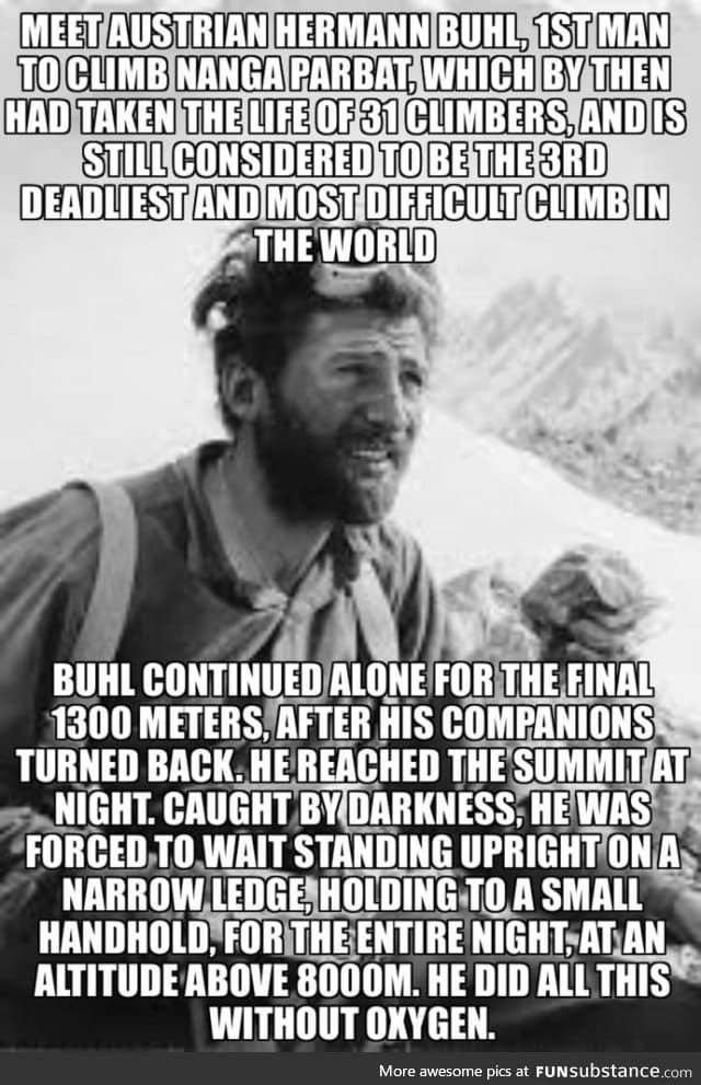Mountaineering legend