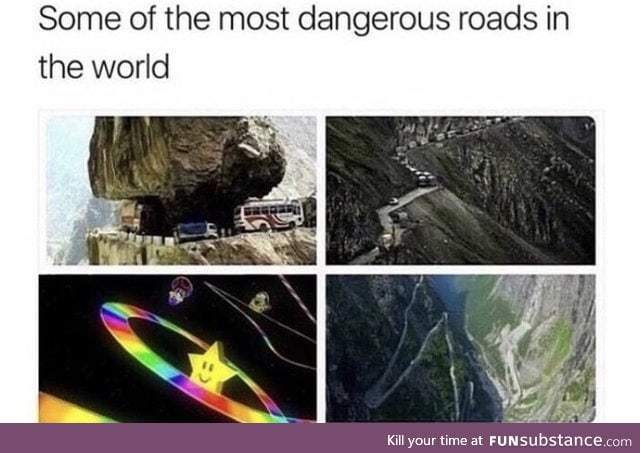 Rainbow Road is a b*tch