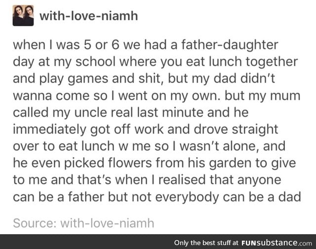 Anyone can be a dad