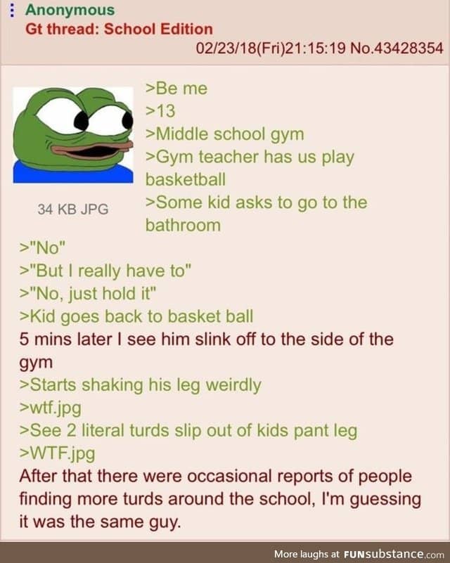 Anon is in gym
