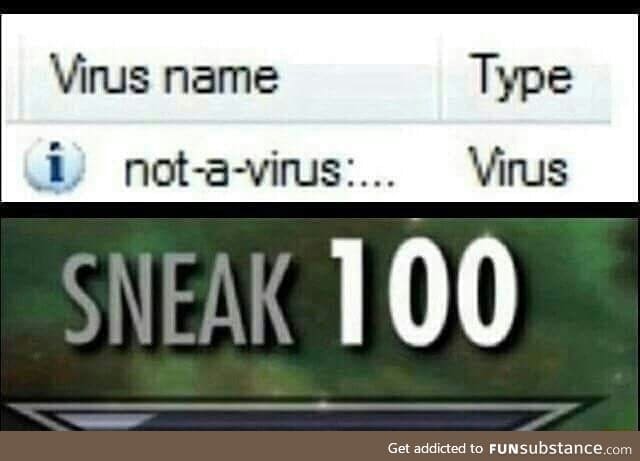 It's not a virus