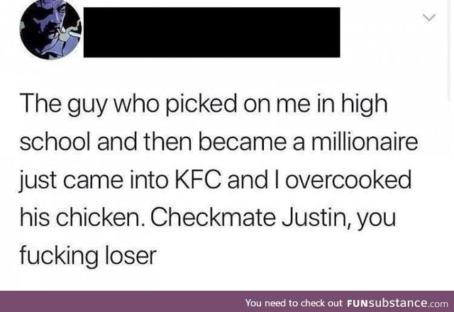 Justin is a loser