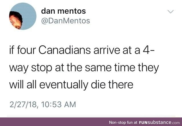 A Canadians' weakness