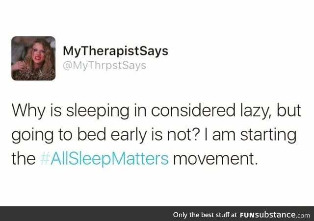 All sleep matters