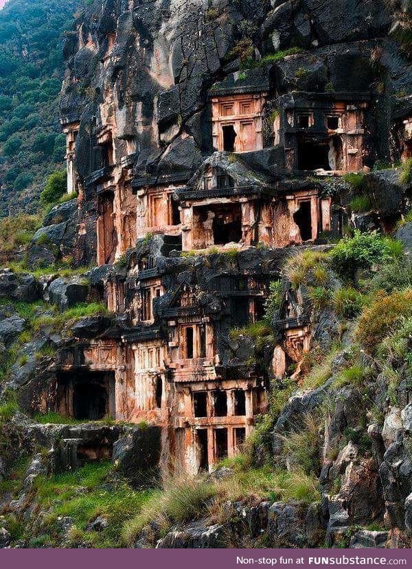 The ruins of the Ancient Greek town of Myra